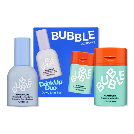 Bubble Skincare - Drink Up Duo Dewy Skin Set - Dynamisch Hydratatie Duo - Slam Dunk - Water slide - Face Moisturizer