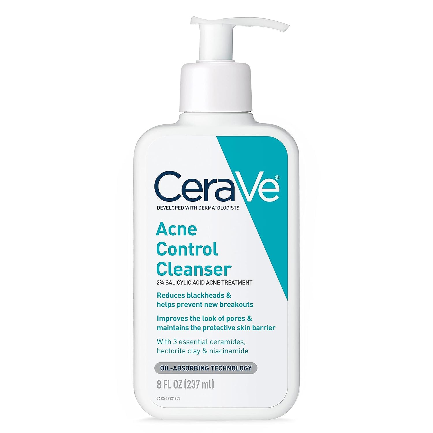 CeraVe Acne Control Face Wash - Mee-eters & poriëncontrole - Salicylic Acid - 237ml - Ultalish