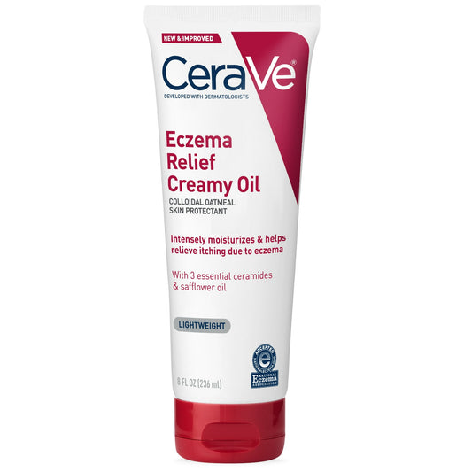 Cerave Eczema Relief Creamy Body Oil - Anti Itch Cream voor Eczeem - 236ml