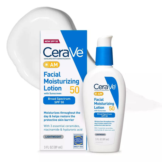 CeraVe AM Facial Moisturizing Lotion SPF 50 - Zonnebrandcrème