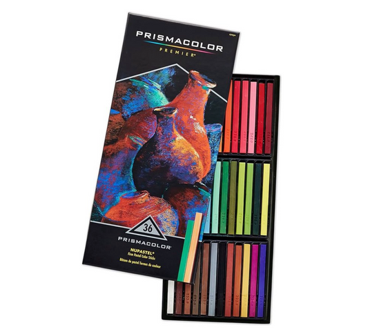 Prismacolor 27050 Premier NuPastel Firm Pastel Color Sticks - 36 stuk