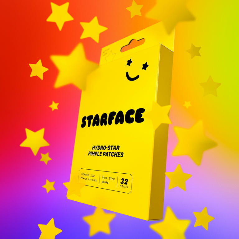 Starface - Yellow Hydro-Star Pimple Patches 32 Count - Ultalish