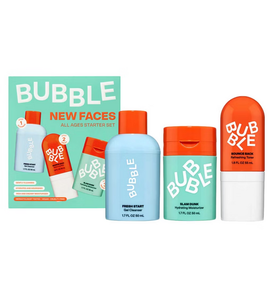 Bubble skincare - New Faces All Ages Starter Kit 3-Step - Skin care set