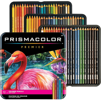 Prismacolor Colored Pencils | Premier Soft Core Pencils - kleurpotloden - Kleuren - 72 stuks